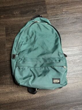 RARE Vintage Y2K GAP Green Teal Back Pack